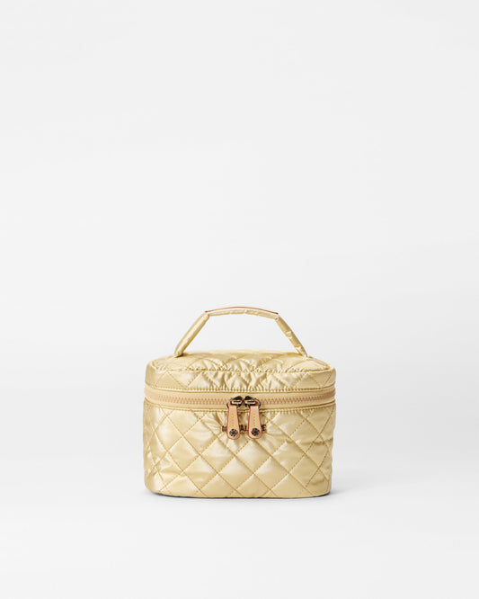 Light Gold Pearl Metallic Mini Vanity Case