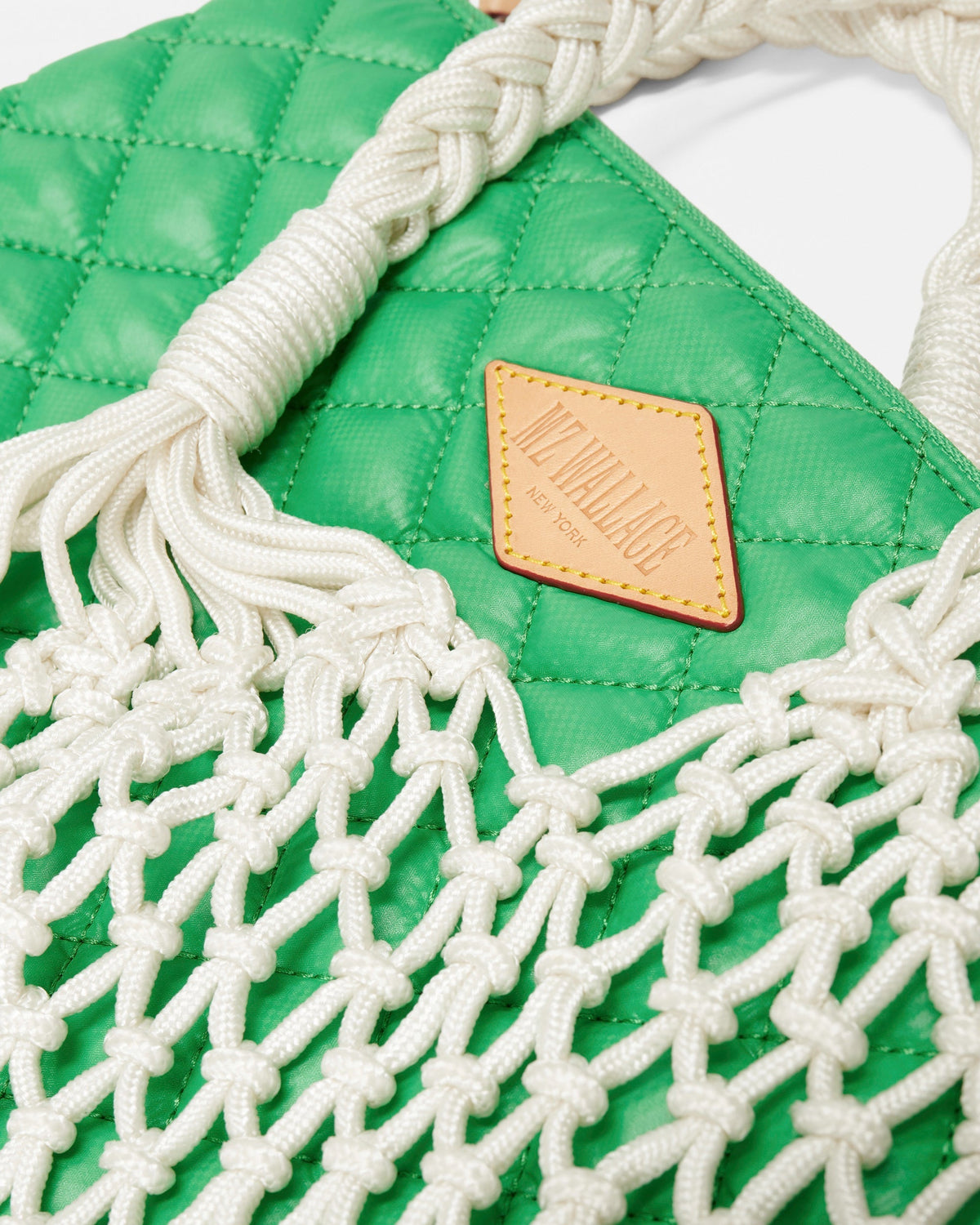 Off White/Grass Reef Knot Market Tote