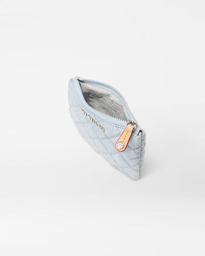 Chambray Flat Metro Key Pouch