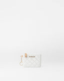 Pearl Metallic Flat Metro Key Pouch