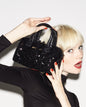 Black Sequin Mini Satchel