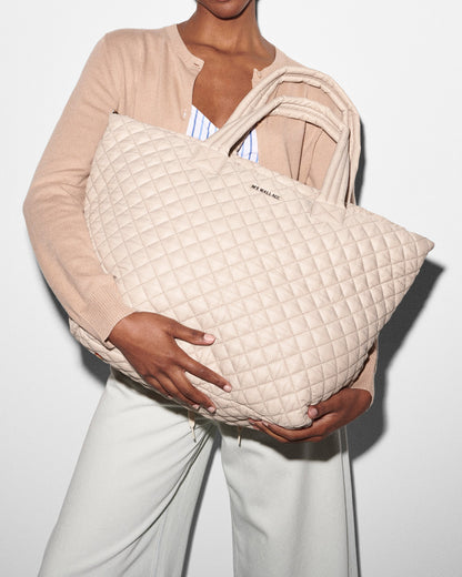 Mushroom Large Metro Tote Deluxe