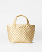 Light Gold Pearl Metallic Small Metro Tote Deluxe