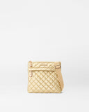 Light Gold Pearl Metallic Metro Flat Crossbody