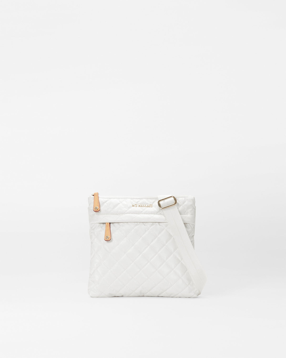 Pearl Metallic Metro Flat Crossbody