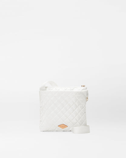 Pearl Metallic Metro Flat Crossbody