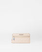 Mushroom/Pink Opal Leather Crosby Long Wallet