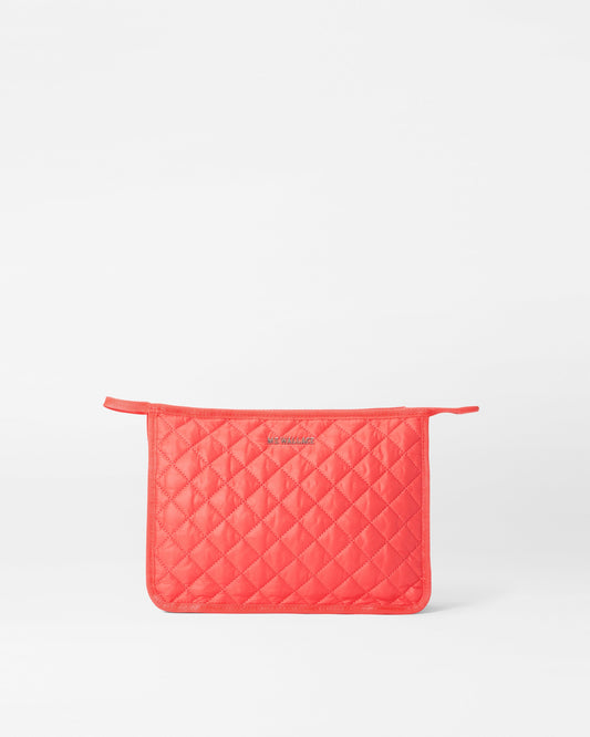 Coral Personalized Metro Clutch