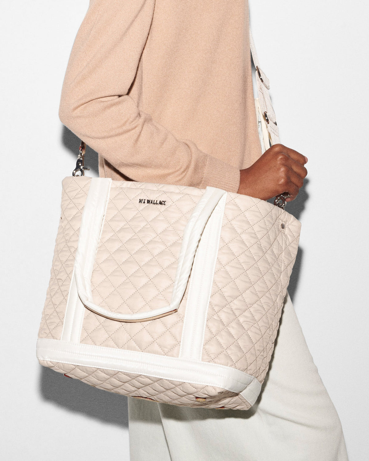 Mushroom/Pearl Medium Empire Tote