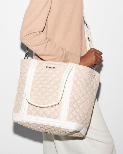 Mushroom/Pearl Medium Empire Tote