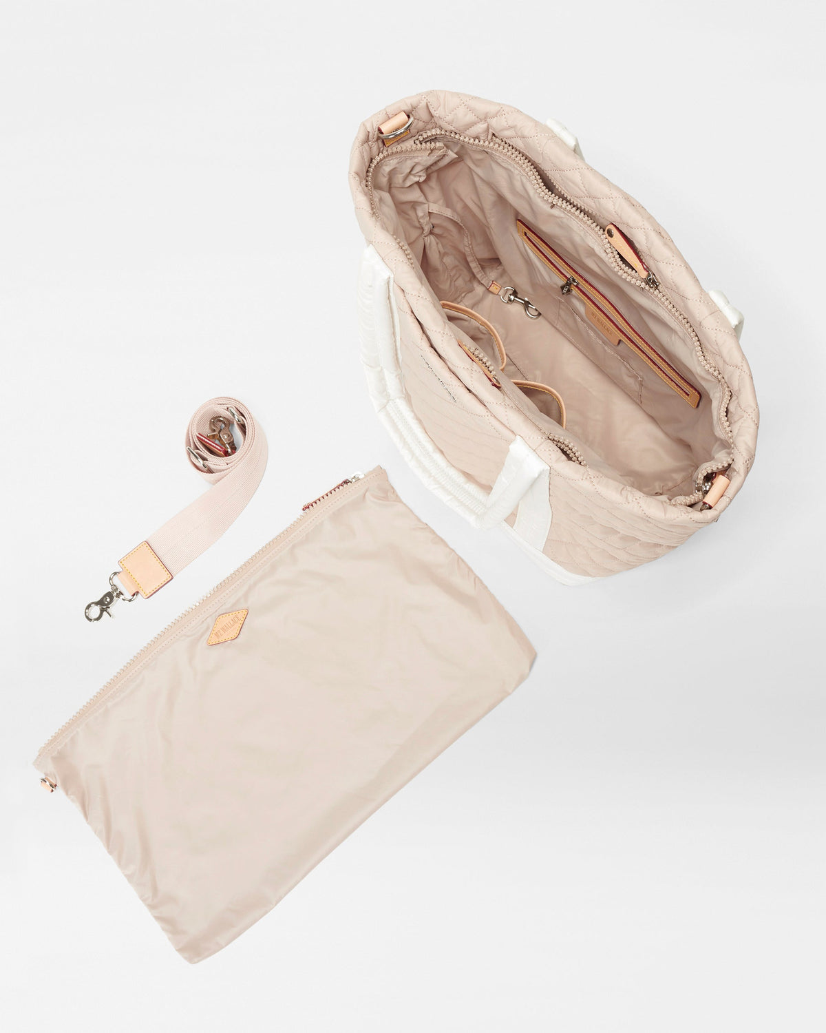 Mushroom/Pearl Medium Empire Tote