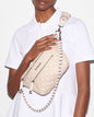 Mushroom/Pink Opal Leather Small Crosby Sling