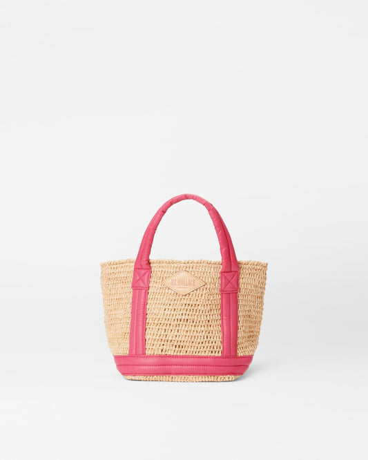 Raffia/Zinnia Mini Raffia Tote