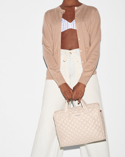 Mushroom Medium Metro Box Tote