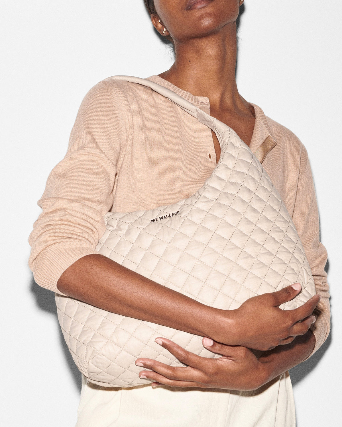 Mushroom Large Metro Shoulder Bag
