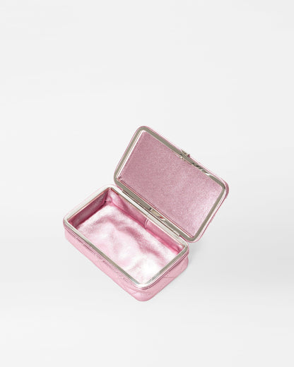 Rose Metallic Leather Retro Frame Case