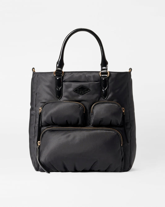 Black Small Chelsea Top Handle Tote