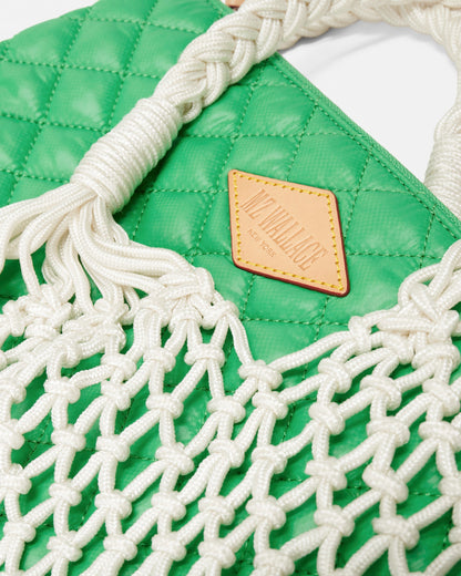 Off White/Grass Reef Knot Market Tote