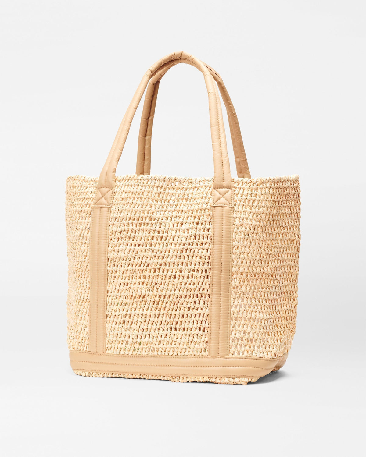 Raffia/Camel Medium Raffia Tote