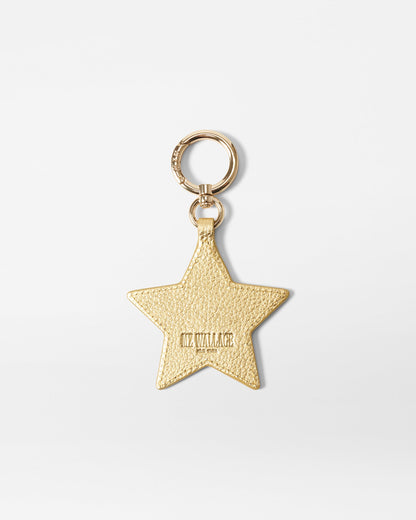 Light Gold Sequin Star Charm