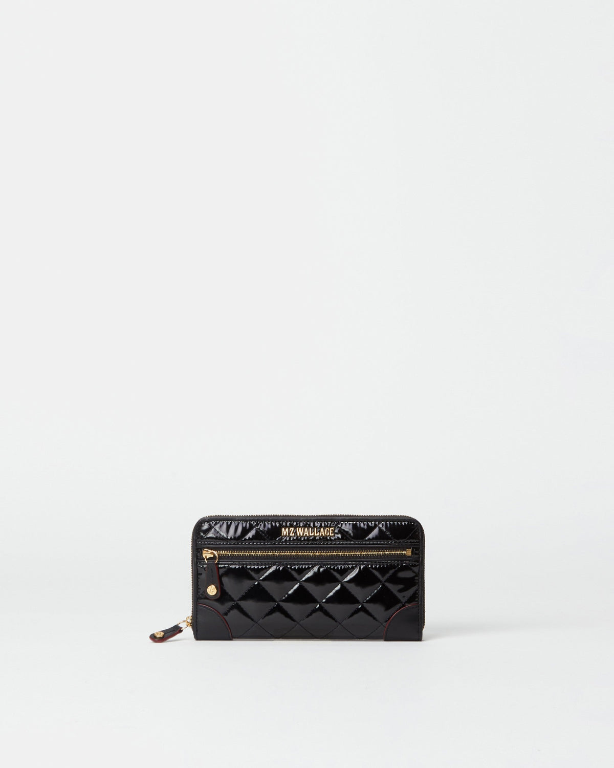 Black Lacquer Crosby Long Wallet